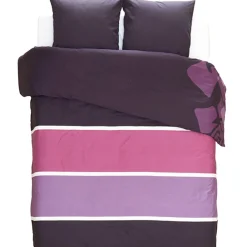 Parure de lit 2 places violette réversible