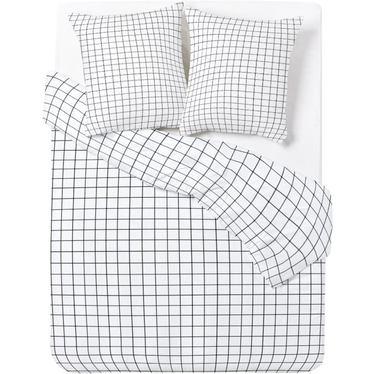 Parure de lit 2 places 240x220 cm réversible imprimé feuillage doré