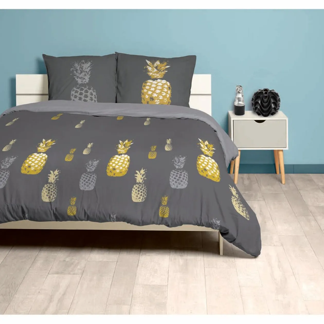 Parure de lit ananas 260x240 cm