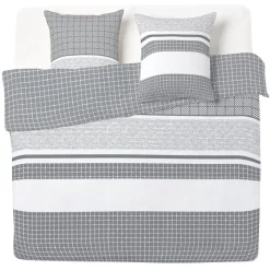 Parure de lit Bamme L260X240 cm et 2 taies d'oreiller