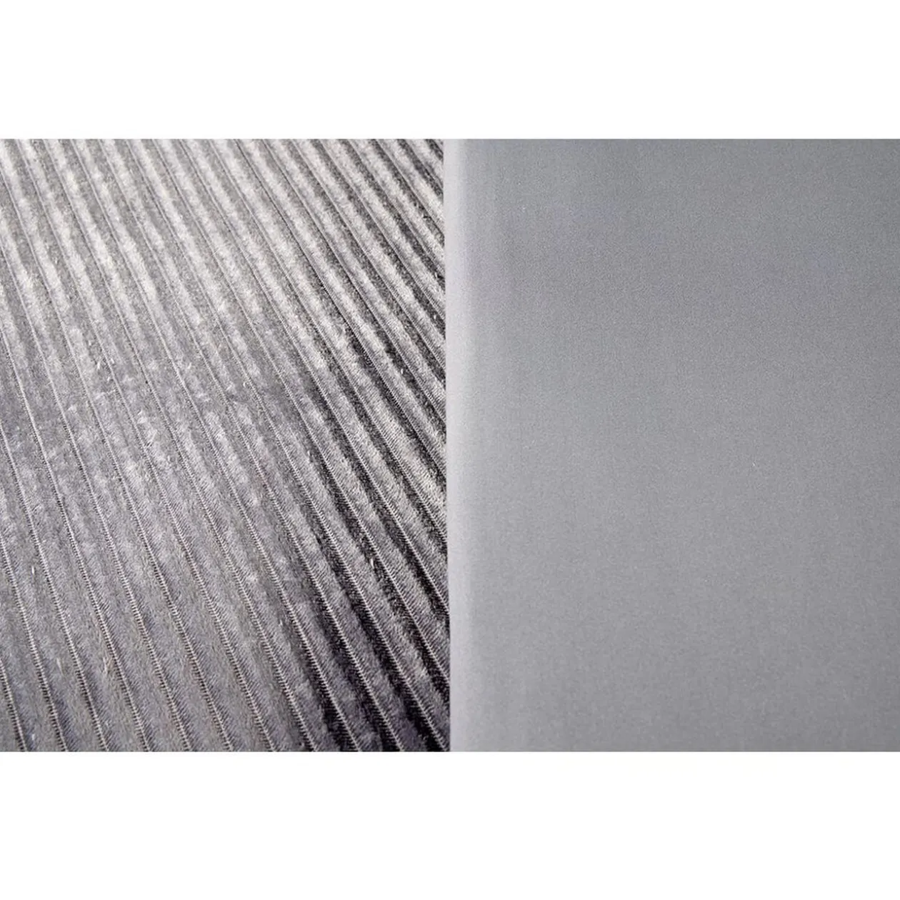 Parure de lit effet côtelé réversible 240x220cm