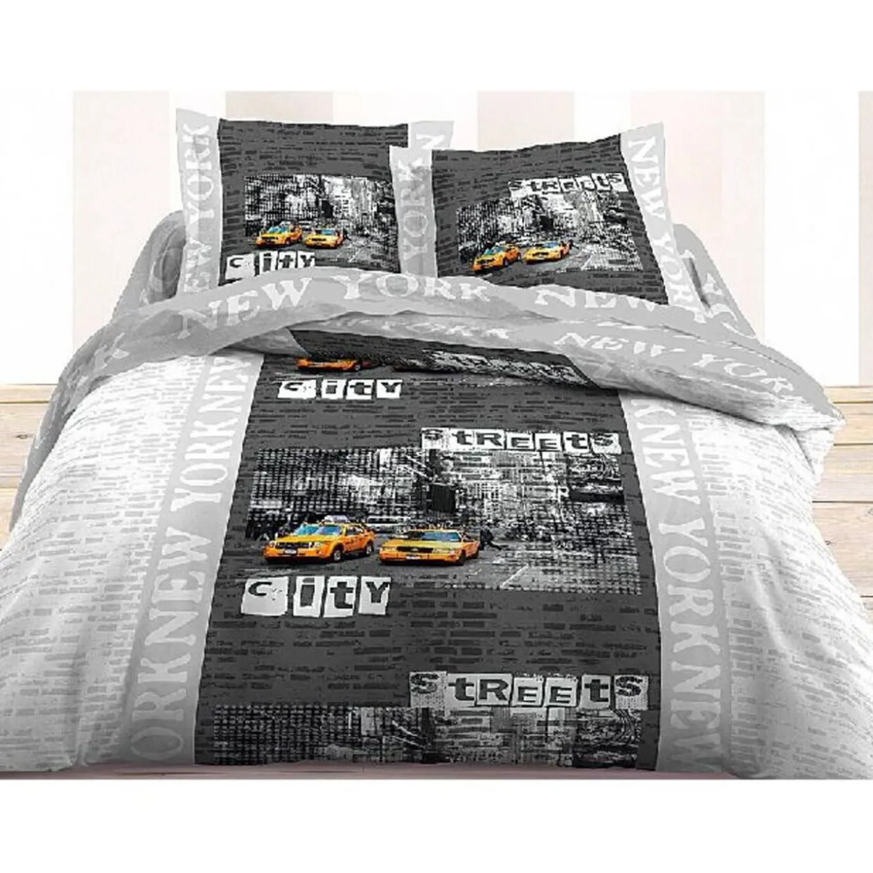 PARURE DE LIT HOUSSE DE COUETTE