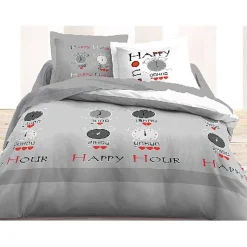 PARURE DE LIT HOUSSE DE COUETTE