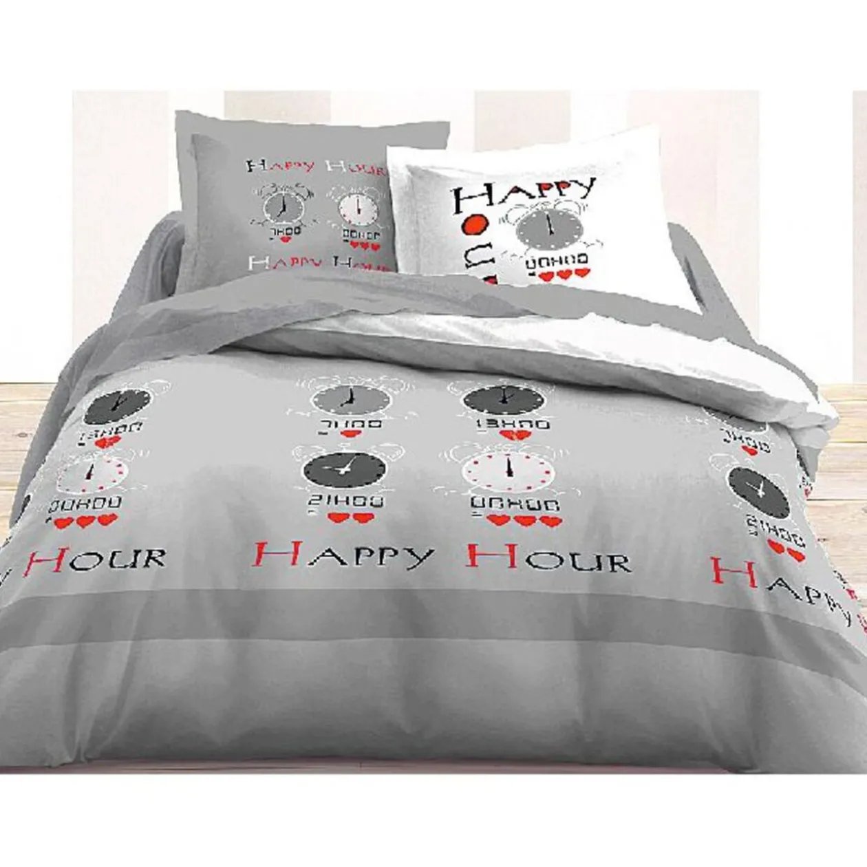 PARURE DE LIT HOUSSE DE COUETTE