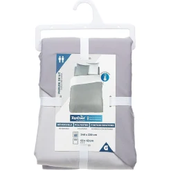 Parure de lit housse de couette et 2 taies d'oreiller 220x240 cm