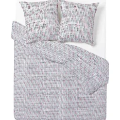 Parure de lit imprimé multicolore 2 personnes