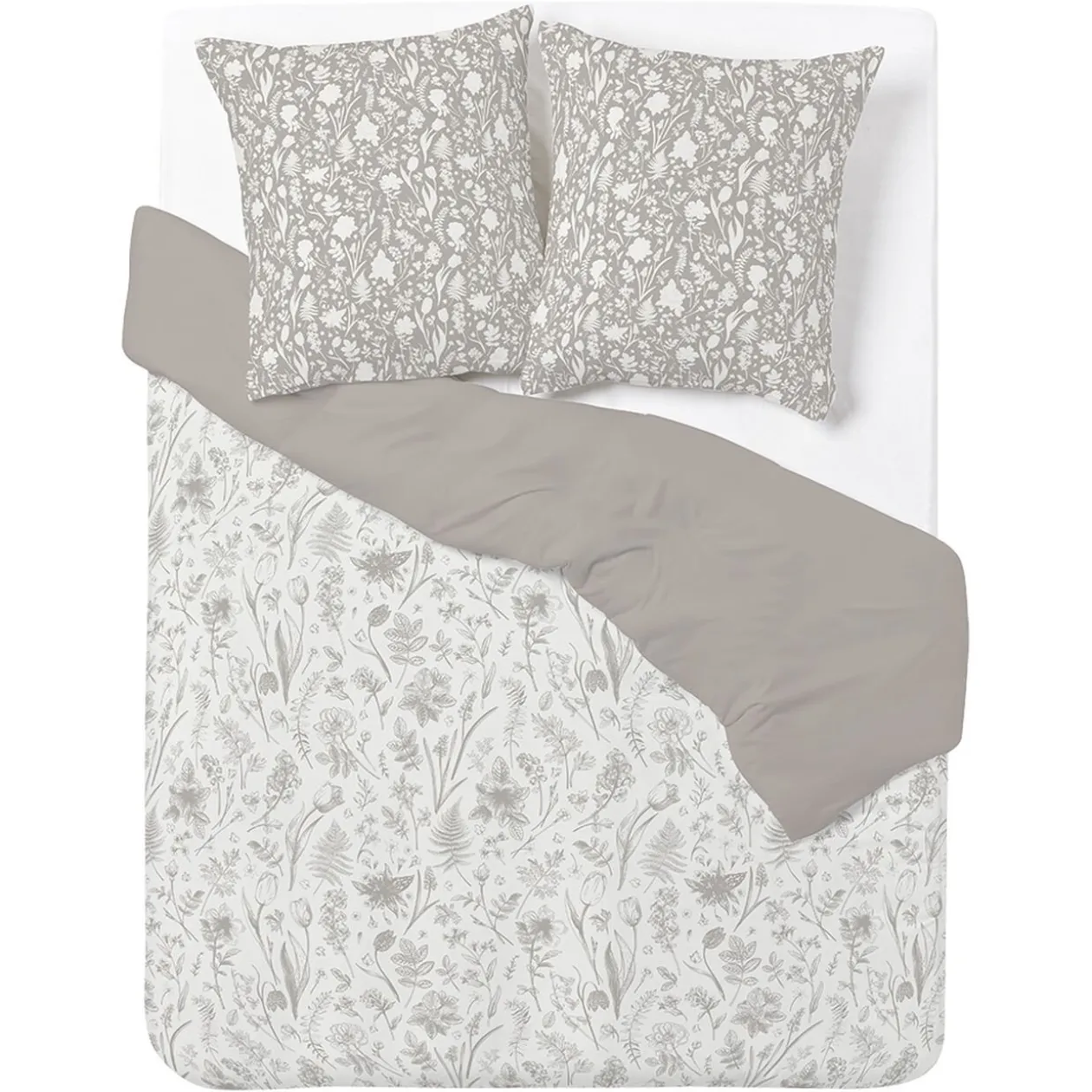 Parure de lit réversible 2 personnes 100% coton 240x220cm