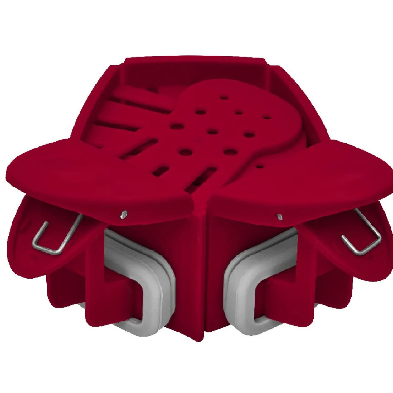 Passoire pliable et adaptable rouge