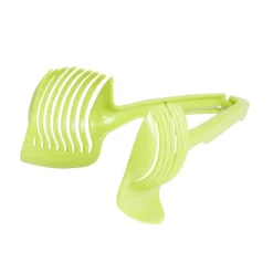 Pince découpe légumes plastique vert L18,5cm