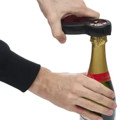 Pince multifonction 6en1 ouvre bouteille et bocal noir et rouge