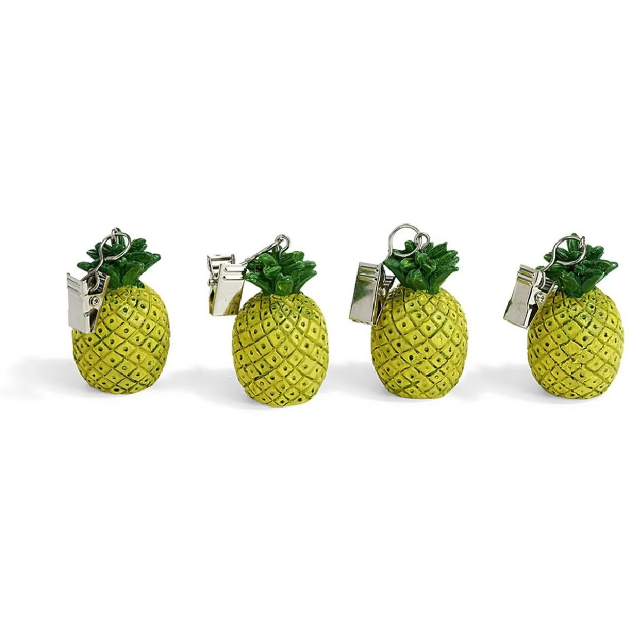 Pince nappe exotique perroquet pastèque ananas ou flamant x4