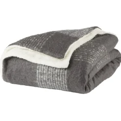 Plaid avec dos sherpa