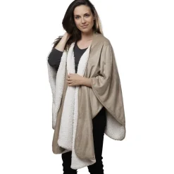 Plaid châle en polyester