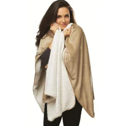 Plaid châle en polyester