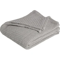 Plaid coton nid d'abeille 125x150 cm