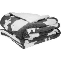 Plaid de Noël Jacquard Sherpa 3 coloris