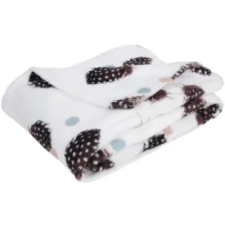 Plaid design attrape rêve plume