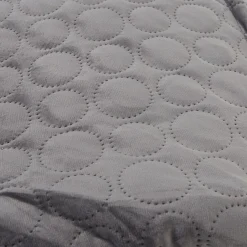 Plaid dos Sherpa blanc gris foncé polyester 300 g/m²