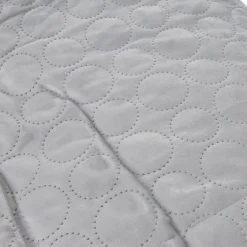 Plaid dos Sherpa blanc gris clair polyester 300 g/m²