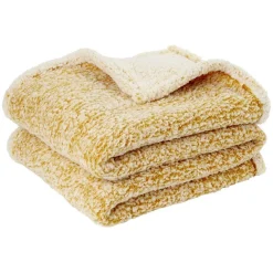 Plaid double face sherpa 160 x 130 cm