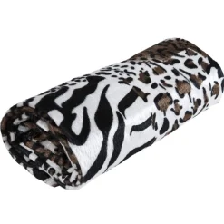 Plaid effet fourrure