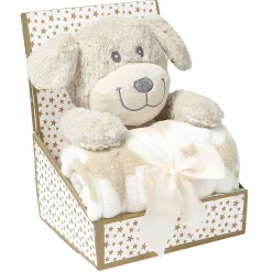 Plaid enfant avec peluche