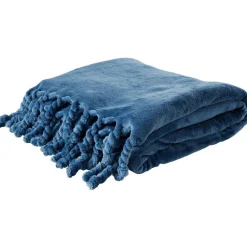 Plaid flanelle à franges