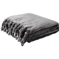 Plaid flanelle à franges