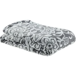 Plaid flanelle à motifs gris