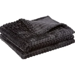 Plaid flanelle motif quadrillé 130x160 cm