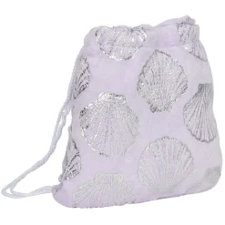 Plaid flanelle sirène pour enfant avec sac de rangement