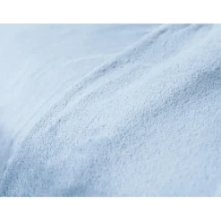 Plaid flanelle uni bleu