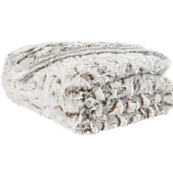 Plaid imitation fourrure