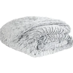 Plaid imitation fourrure