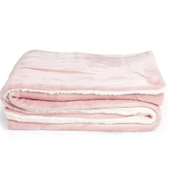 Plaid pilou pilou rose 127x152cm