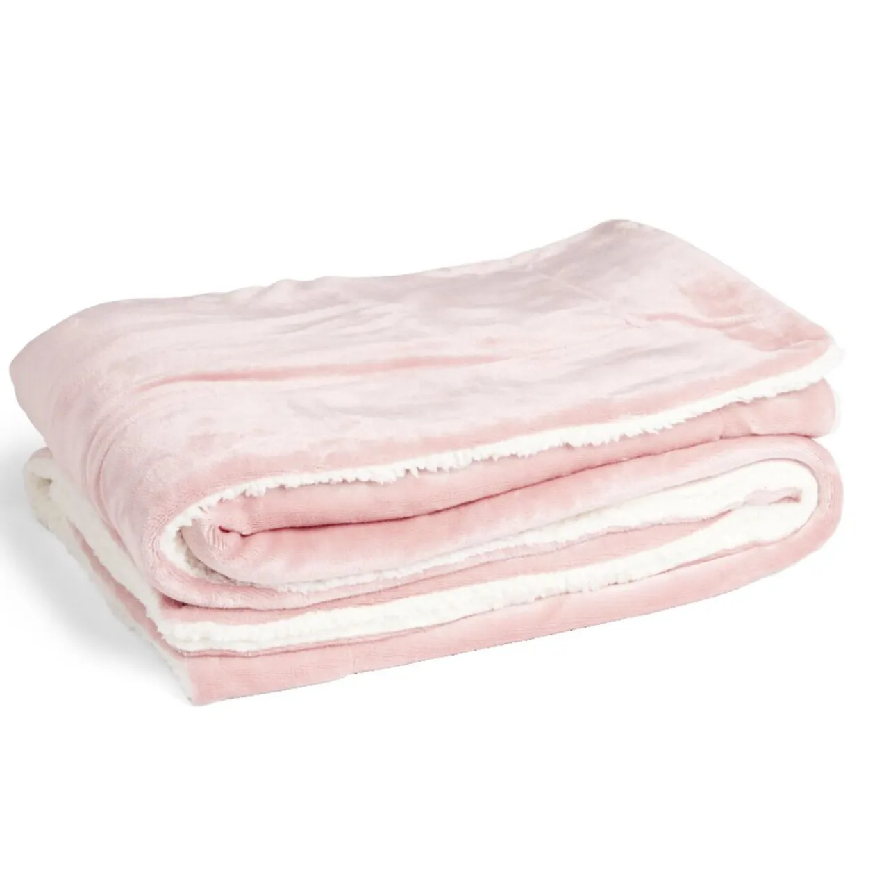 Plaid pilou pilou rose 127x152cm