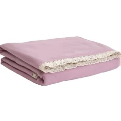 Plaid polaire rose uni D&CO