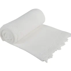 Plaid polaire uni en polyester