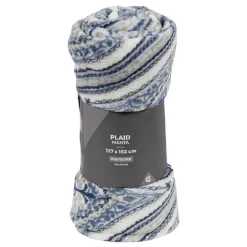 Plaid rectangulaire imprimé 127x152 cm