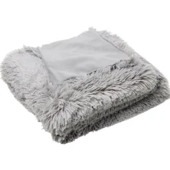 Plaid shaggy doublure polaire 152 x 127 cm