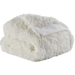 Plaid shaggy uni polyester