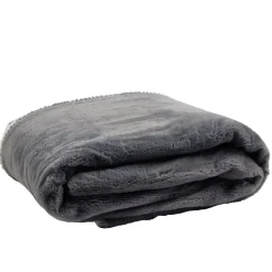 Plaid sherpa pilou pilou taupe L130x160cm