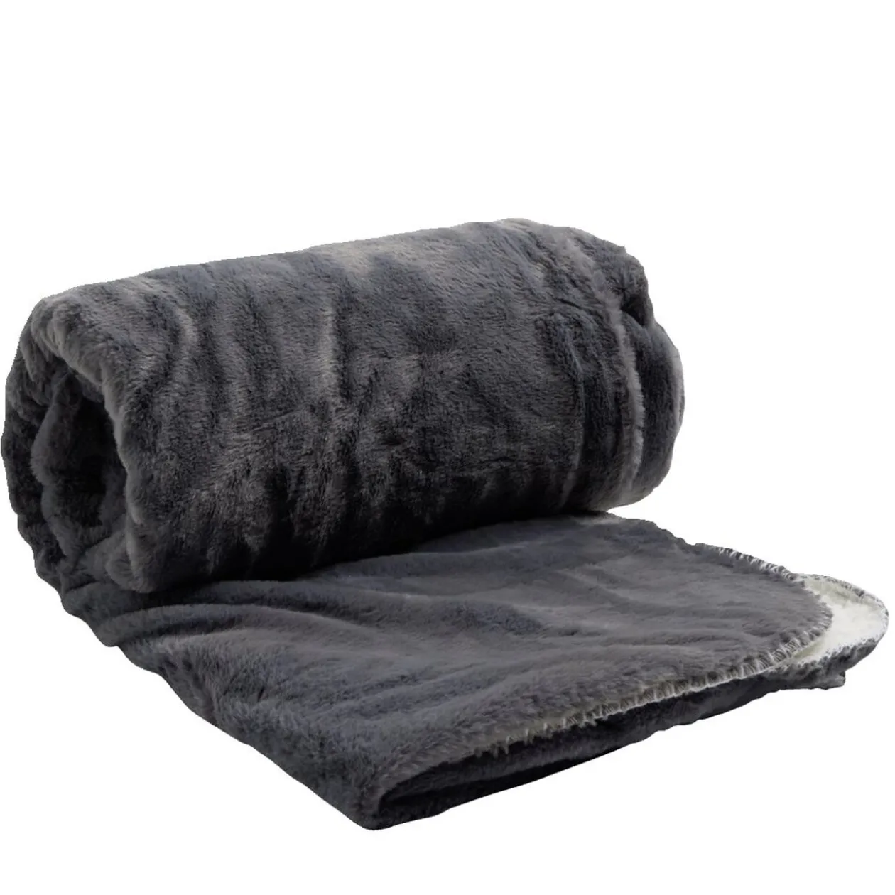 Plaid sherpa pilou pilou taupe L130x160cm