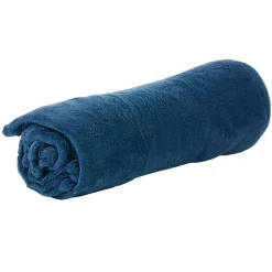 Plaid uni bleu polyester 210 g/m²