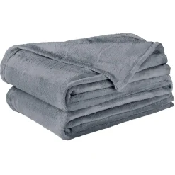 Plaid XXL flanelle uni 180x200 cm