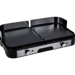 Plancha électrique double thermostat