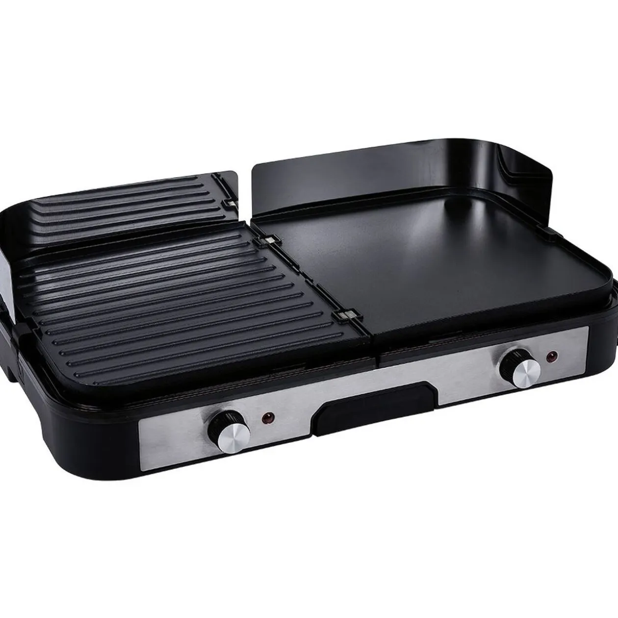 Plancha électrique double thermostat