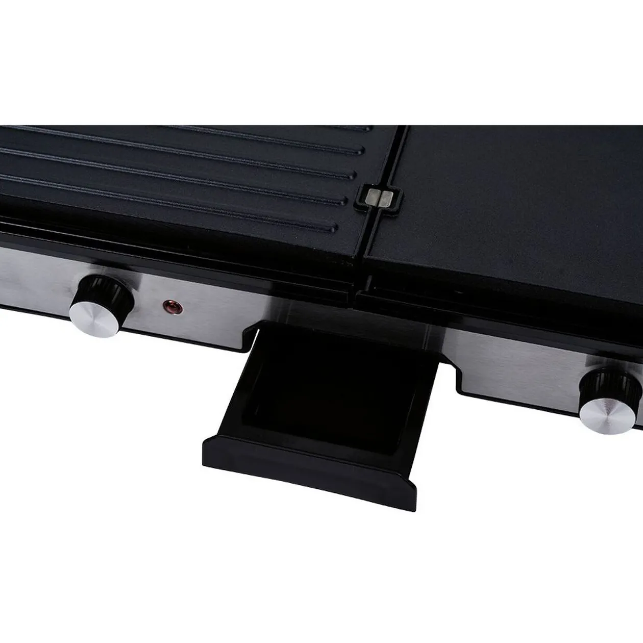 Plancha électrique double thermostat