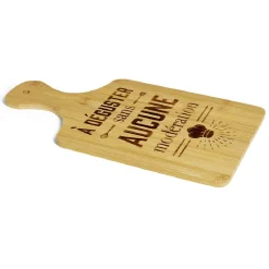 Planche à découper bambou À déguster sans aucune modération 33x18,5cm