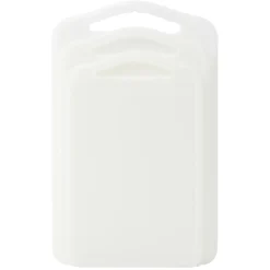 Planche à découper polypropylène blanc x3